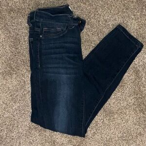 Sneak Peek Midrise, dark wash skinny jeans
